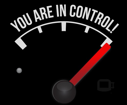 in control