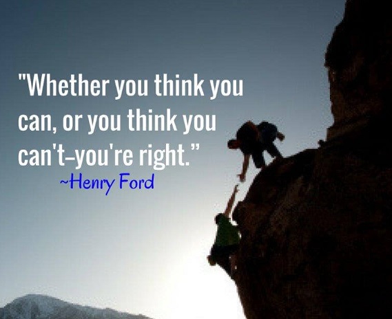 think you can think you can't you're right