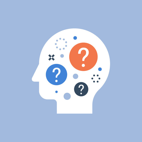 Difficult choice, decision making, behavior science, self questioning, curiosity concept