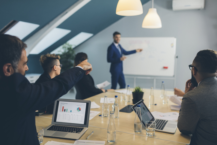 Business Meeting And Presentations