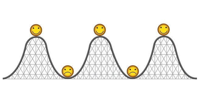 emotional roller coaster