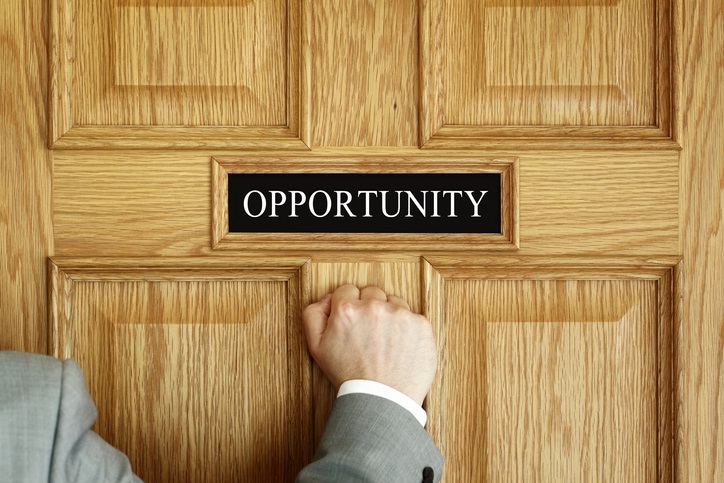 opportunity knocking