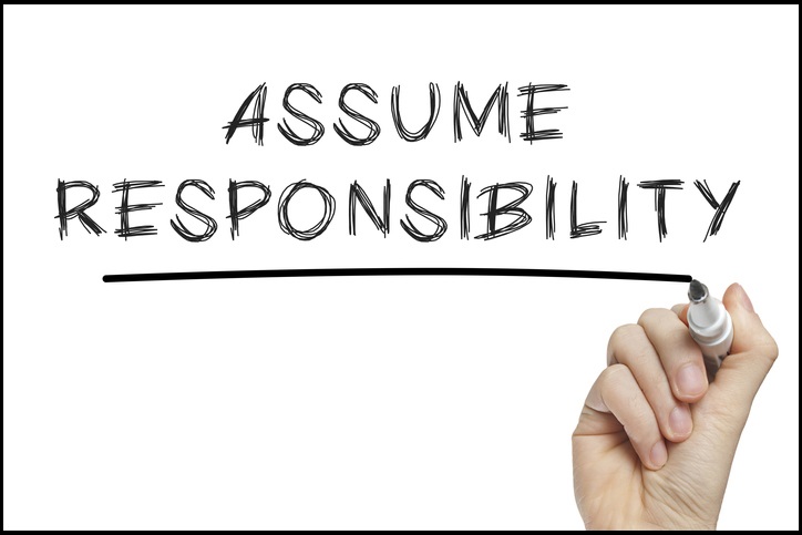 assume responsibility